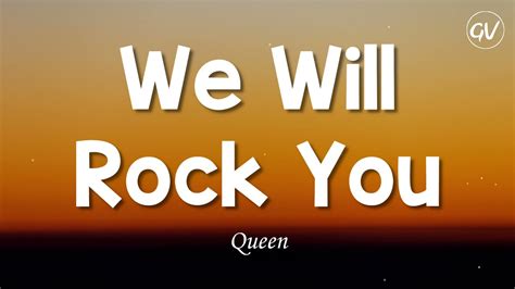 youtube we will rock you|we will rock you singer.